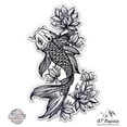 thumbnail image 1 of Koi Fish Beautiful - 12" Vinyl Sticker Waterproof Decal, 1 of 1