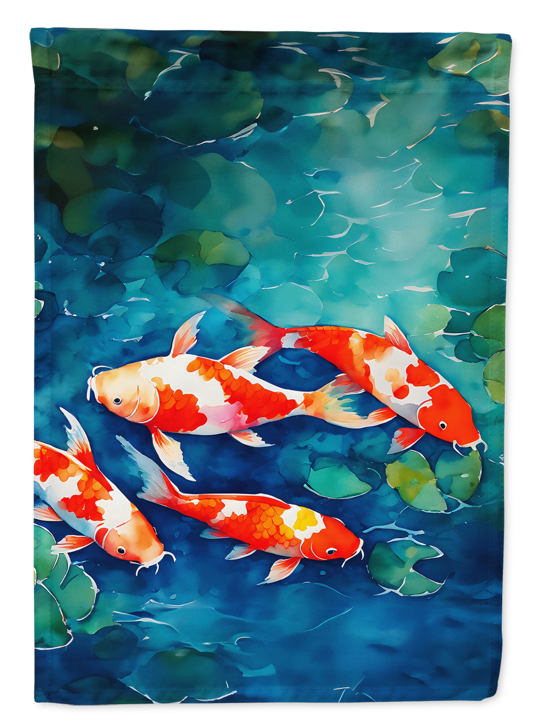 Koi Fish House Flag 28 in x 40 in - Walmart.com