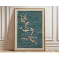 thumbnail image 1 of Koi Fish Japanese Koi Vintage Oriental Water Wall Art Print, Unframed Paper Poster 8x10in, 1 of 4