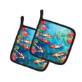 thumbnail image 1 of Koi Fish Pair of Pot Holders 7.5 in x 7.5 in, 1 of 2