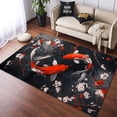 thumbnail image 1 of Koi Fish Rug 1.5x2.5 ft = 50x75 cm Washable Rug, 1 of 5