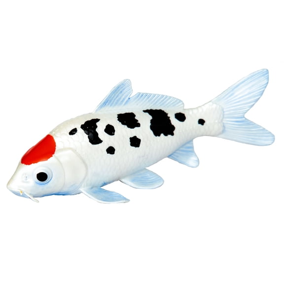 Safari Ltd. Tancho Koi Fish Figurine - Lifelike 6" Fish Figure - Educational Toy for Boys, Girls & Kids Ages 3+