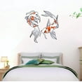 thumbnail image 1 of Koi Fish Wall Decal Dual Fish Wall Sticker Home Decor VWAQ-PAS47, 1 of 1