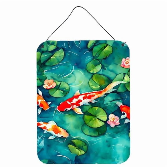 Koi Fish Wall or Door Hanging Prints 12 in x 16 in