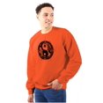 thumbnail image 1 of Koi Fish Ying Yang Balance Symbolic Unisex Plus Fleece Graphic Sweatshirt Brisco Brands 2X, 1 of 5