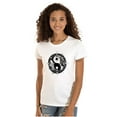 thumbnail image 1 of Koi Fish Ying Yang Balance Symbolic Womens Slim Fit Graphic Tee Brisco Brands X, 1 of 5