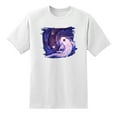 thumbnail image 1 of Koi Fish Ying Yang Funny Men's Mens Graphic T Shirts White,XL, 1 of 1