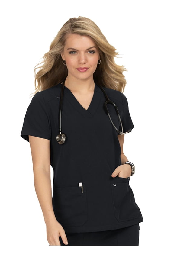 Koi 'Hustle and Heart' Top Scrub Top