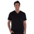 thumbnail image 1 of Koi Classics Men's "Jason" Henley Neck Scrub Top-Black-Medium, 1 of 2