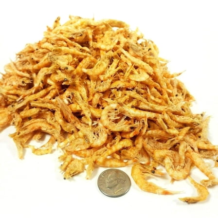 Koi Kandy-Mix of Freeze Dried Ocean Krill & Color Enhancing Silkworm Pupae Treats for Koi and All Pond Fish 1/4-lb Bag