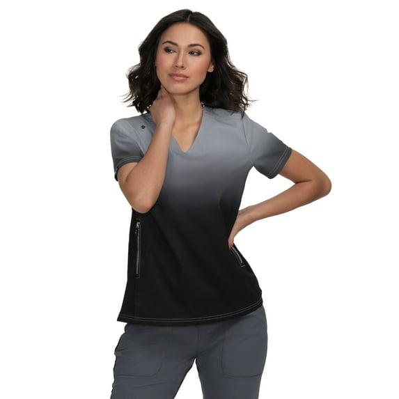 Koi Lite Women's V-Neck Ombre Reform Scrub Top