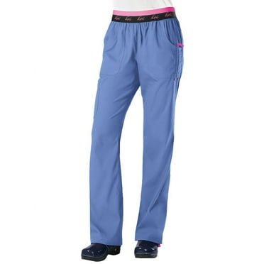 Koi Lite Womens 720 Elastic Waistband Pant-True Ceil-XS Petite