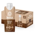 thumbnail image 1 of Koia Plant Based Protein Shake, Cacao Bean, 20g Protein, 3g Sugar, 6g Prebiotic Fiber, 21 Vitamins & Minerals, Meal Replacement Drinks, Dairy-Free, Gluten-Free, Non-GMO, 11 Fl Oz (Pack of 12), 1 of 9