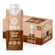 Koia Plant Based Protein Shake, Cacao Bean, 11 Fl Oz