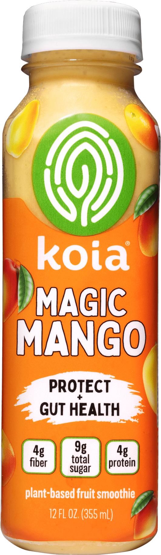 Koia Magic Mango PlantBased Blended Smoothie, 12 fl oz