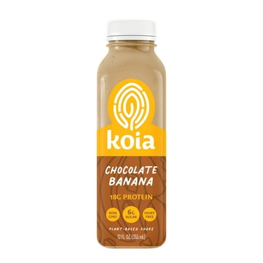 Koia Protein Nutritional Shake, Chocolate Banana, 18g Plant Protein, Non-Dairy Ready to Drink