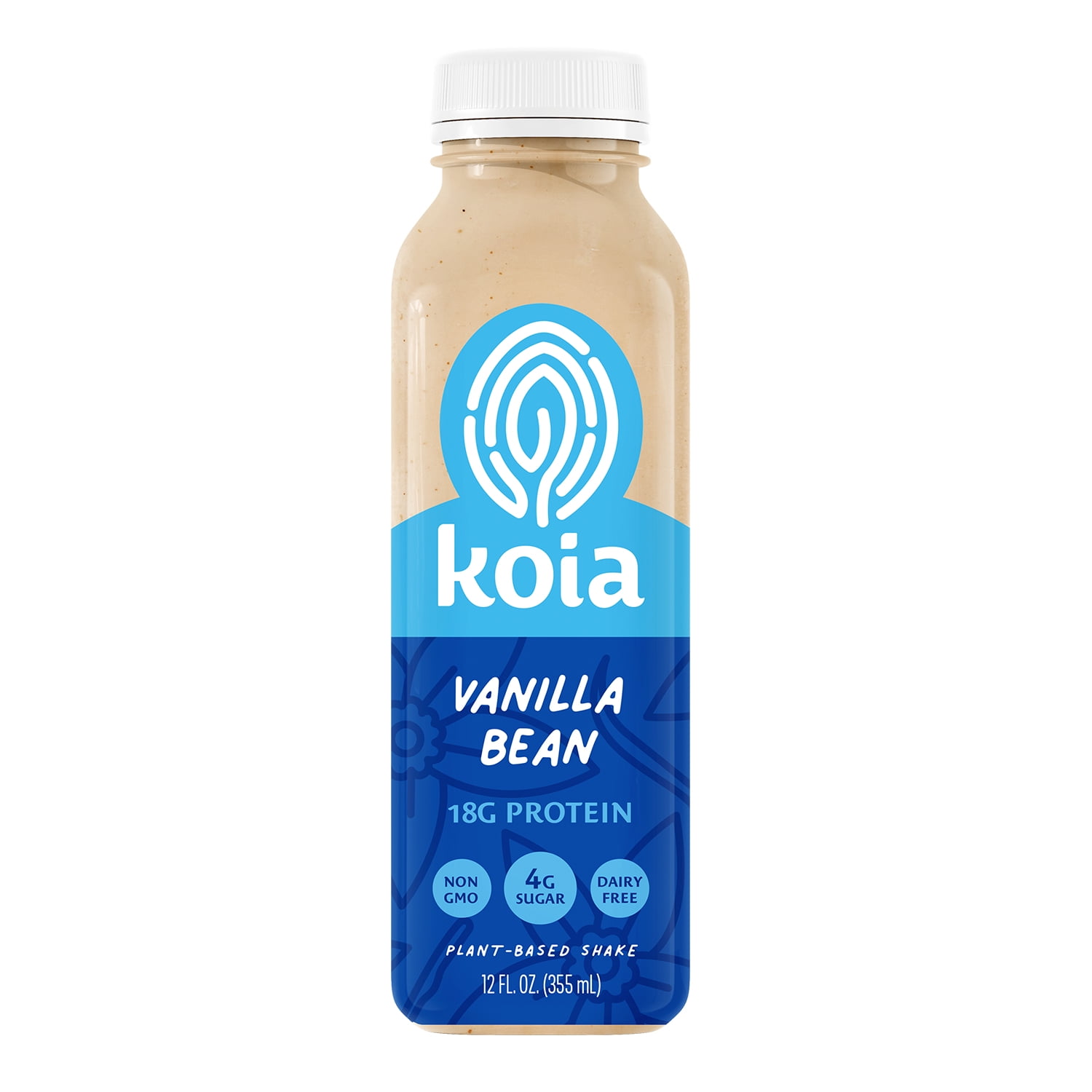 Koia Protein Nutritional Shake, Vanilla Bean, 18g Plant Protein, Non-Dairy Ready to Drink