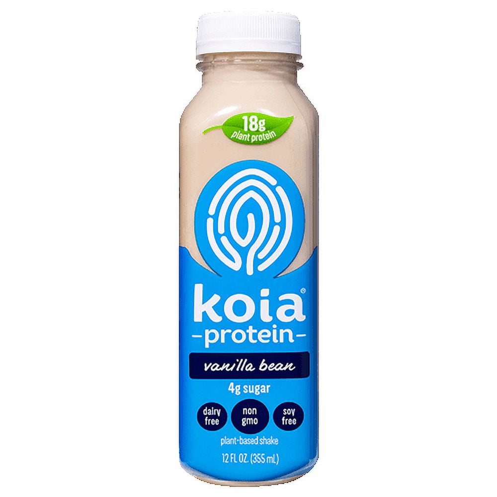 Koia Vanilla Bean Protein Drinks 12Pack Plant Based, Dairy Free