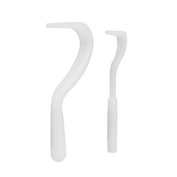 Koiauber 2 Pcs/Set Tick Remover Tool Pain Free Tick Removal Tweezers Plastic Tick Puller Grabber for Dogs Cats Humans