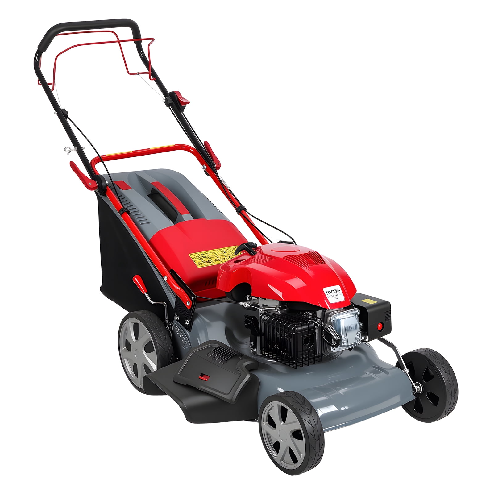 Koiauber 20 inch Self-Propelled Lawn Mower,173cc Gas Engine Lawn Mower,Push Lawn Mower with 60L Grass Tank for Yard Patio Lawn Landscaping