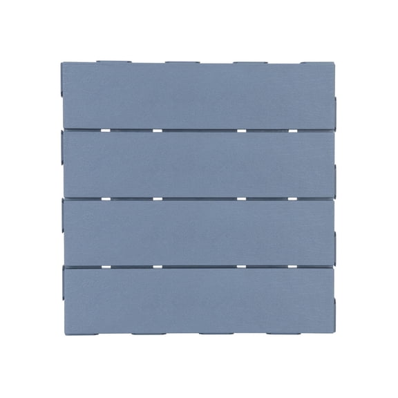 Koiauber 36 Pcs Waterproof Balcony Floor Tiles,Great Friction Anti-break Patio Deck Tiles with Efficient Drainage Design,Porch Backyard Pathway Tiles