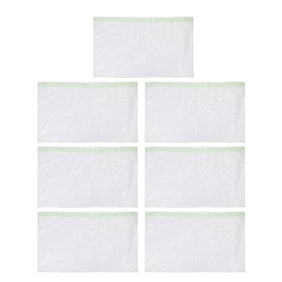 Koiauber 7 Pcs Cat Litter Bag 7-Day Sifting Litter Bag Tear Resistant Pet Waste Bag with Drawstring Leakproof Liners for Most Litter Boxes