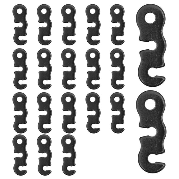 Koiauber Aluminum Alloy Guyline Cord Adjuster Tent Tensioner Outdoor Camping Hiking Backpacking Tent Wind Rope Buckle