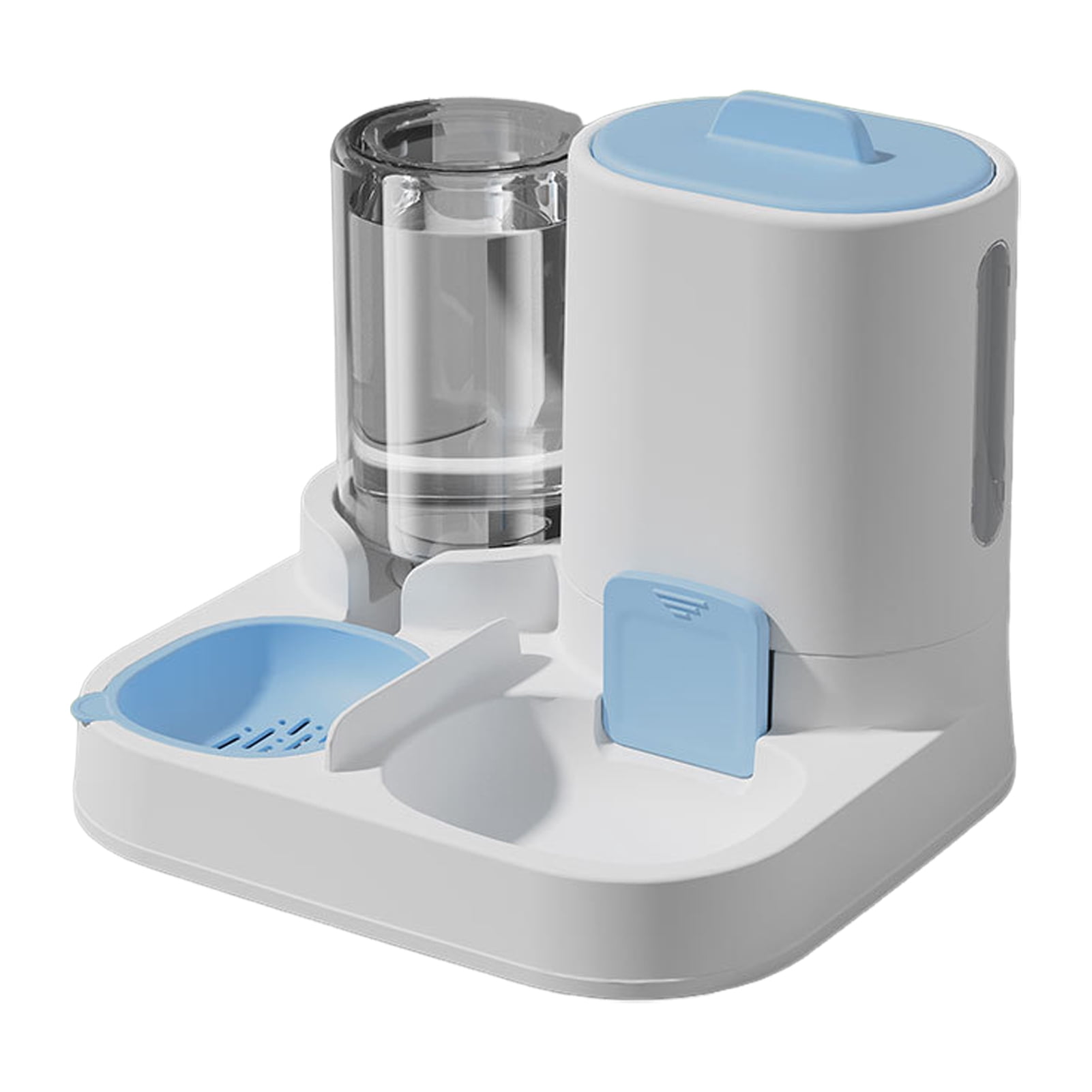Koiauber Automatic Cat Feeder And Water Dispenser Pet Food Feeder And Water Bowl for Small Medium Dogs Cats