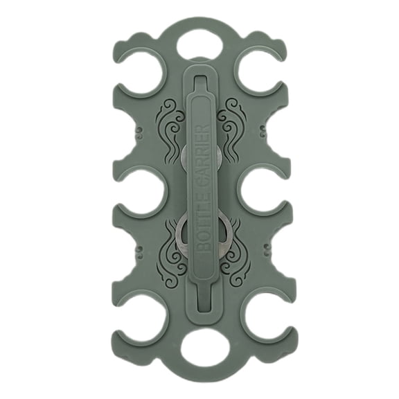 Koiauber Beer Stand Beverage Carrier Holder for 6 Bottles Bar KTV Beer Rack Cup Holder for BBQ Parties