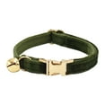 thumbnail image 1 of Koiauber Cat Collar Velvet Pet Chocker Necklace with Bell Adjustable Neck Collar for Cat Kitten Puppy Small Dogs, 1 of 8