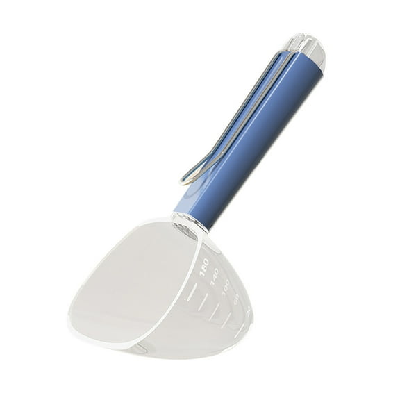 Koiauber Dog Food Scoop Multi Purpose Plastic Pet Food Measuring Cup with Long Handle Sealing Clip for Dogs Cats Birds Food