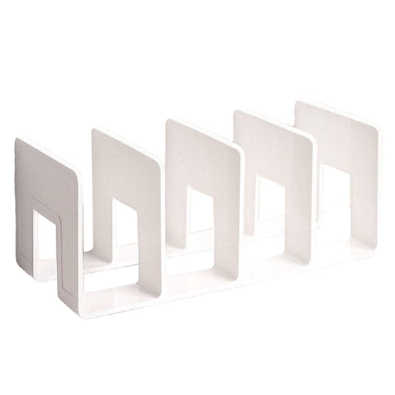 Koiauber File Organizer for Desk 4 Compartments Large Magazine Manager Document Holder Thickened Bookshelf
