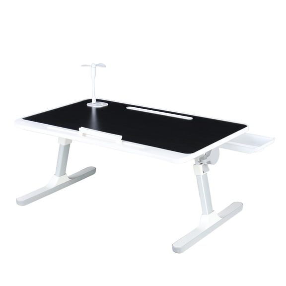 Koiauber Laptop Bed Tray Table,Height Angle Adjustable Laptop Bed Stand,Portable Lap Desk with Foldable Legs