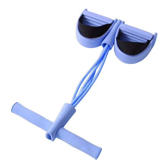 Koiauber Multifunction Pedal Puller Resistance Band with Handle Elastic Yoga Sit-up Pull Rope Men Women Pedal Tensioner Exerciser Workout Equipment