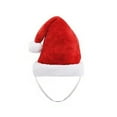 thumbnail image 1 of Koiauber Pet Santa Hat Red Fleece Santa Claus Hat Dog Cat Dress-up Costume for Puppy Kitten Small Cats Dogs, 1 of 8