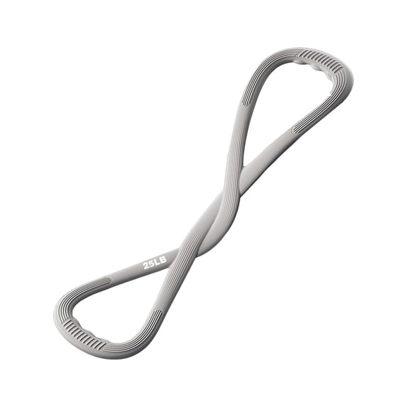 Koiauber Silicone Fitness Resistance Band Figure 8 Exercise Elastic Strap Men Women Arm Shoulder Stretch Strength Training Tension Rope