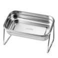 thumbnail image 1 of Koiauber Stainless Steel Elevated Pet Bowl Dog Food Water Bowl with Removable Bracket 15-Degree Tilt Pet Dish, 1 of 8
