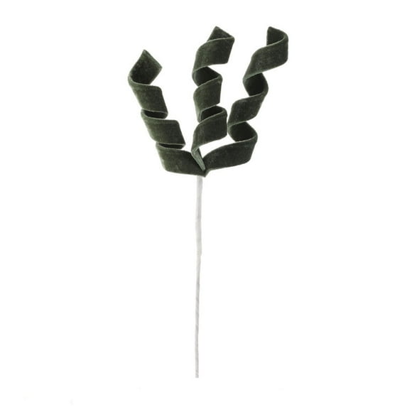 Koiauber Velvet Spiral Christmas Stems Red White Green Spiral Christmas Tree Picks DIY Crafts for Wreath Fireplaces Vase Filler Holiday Ornament