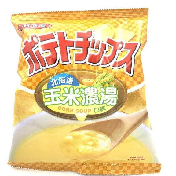 Koikeya Potato Chips Corn Soup Flavor - 36g