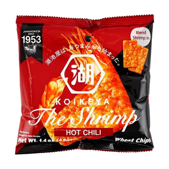 Koikeya The Shrimp Hot Chili Wheat Chips 1.4 oz