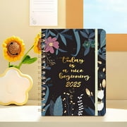 Kojanyu Study Supplies,2025 A5 Weekly Plan Coil Notebook Calendar Planner Schedule Organizer Diary for Time Management Daily Appointment Journal Use