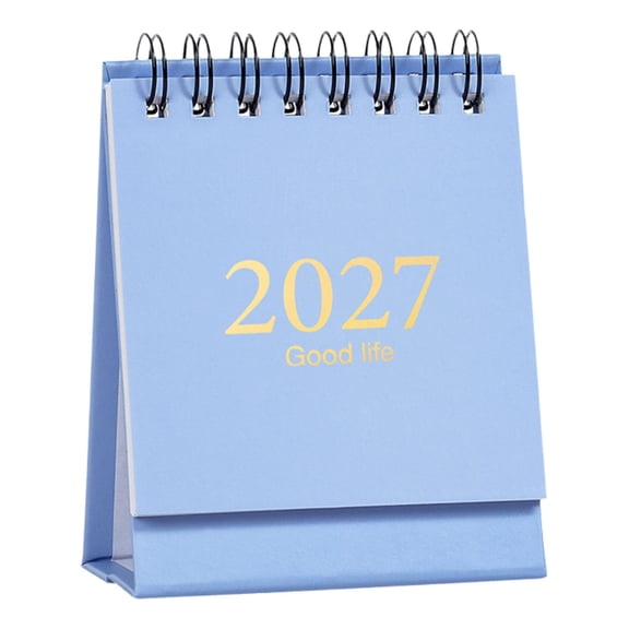 Kojanyu 2027 Desktop Calendar, Portable Standing Planner for Home Office Schedule Tracking and Decoration.