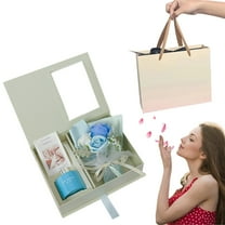 Kojanyu Birthday Gifts for Mom Women Christmas Relaxing Spa Gift Basket with Candle and Accessories Appreciation Gifts for Wife Sister Friend