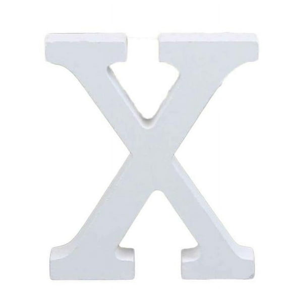 Kojanyu Clocks for Living Room Decor Farmhouse Decor Wood Wooden Letters White Alphabet Wedding Birthday Party X Home Decor Essentials Discount Sales