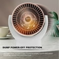 thumbnail image 1 of Kojanyu Desk Heater for Office Rechargeable Heater Portable Mini Electric Heaters Space Air Warmer Fan Blower Radiator Heating for Winter, 1 of 3