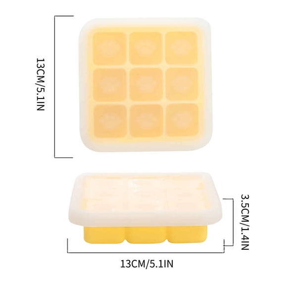 Kojanyu Diy Ice Block Making Tool,Silicone Ice Lattice Mold