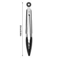 thumbnail image 1 of Tdxkok Kitchen Tongs Silicone Tongs for Cooking,Stainless Steel Non-Stick Kitchen Tongs for Grilling Cooking Dining,7 Inches,Heat Resistant, 1 of 2