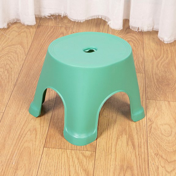 Kojanyu Low Non-Slip Bathroom Step Stool,Stable Small Square Stool for Toilet Shower,Compact Foot Rest for Living Room Shoe Changing,Portable Home Utility Stool