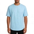 thumbnail image 1 of Kojanyu Men's Printed Loose Fit Short Sleeve Round Neck Cooling Athletic T-Shirt – Breathable Quick-Dry Ice Feel Polyester Top for Gym Running Outdoor All Seasons M-5XL, 1 of 5