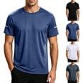 thumbnail image 1 of Ovzne Men's Quick Dry Athletic Basic T-Shirts Casual Short Sleeve Crew Neck Workout Sports Tops XXS-XXL, 1 of 8
